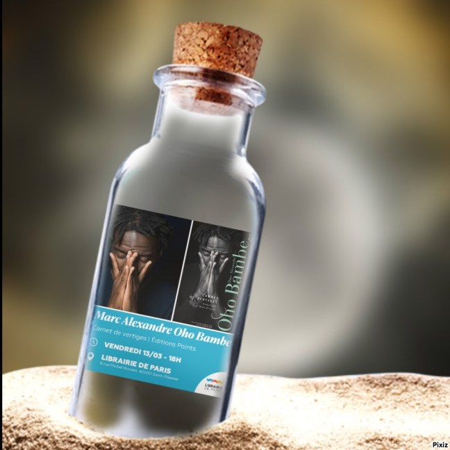 Rencontre avec Marc Alexandre Oho Bambe à la Librairie de Paris
